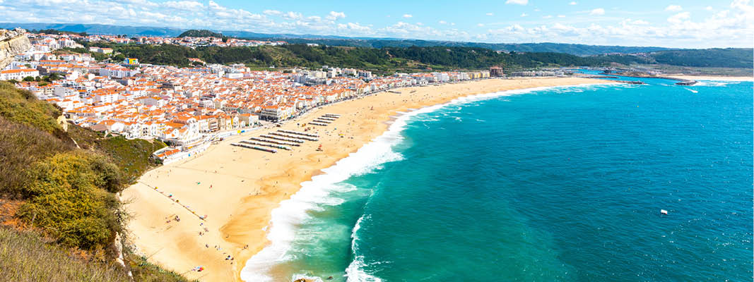 Nazar i Estremadura er en populr destination i Portugal
