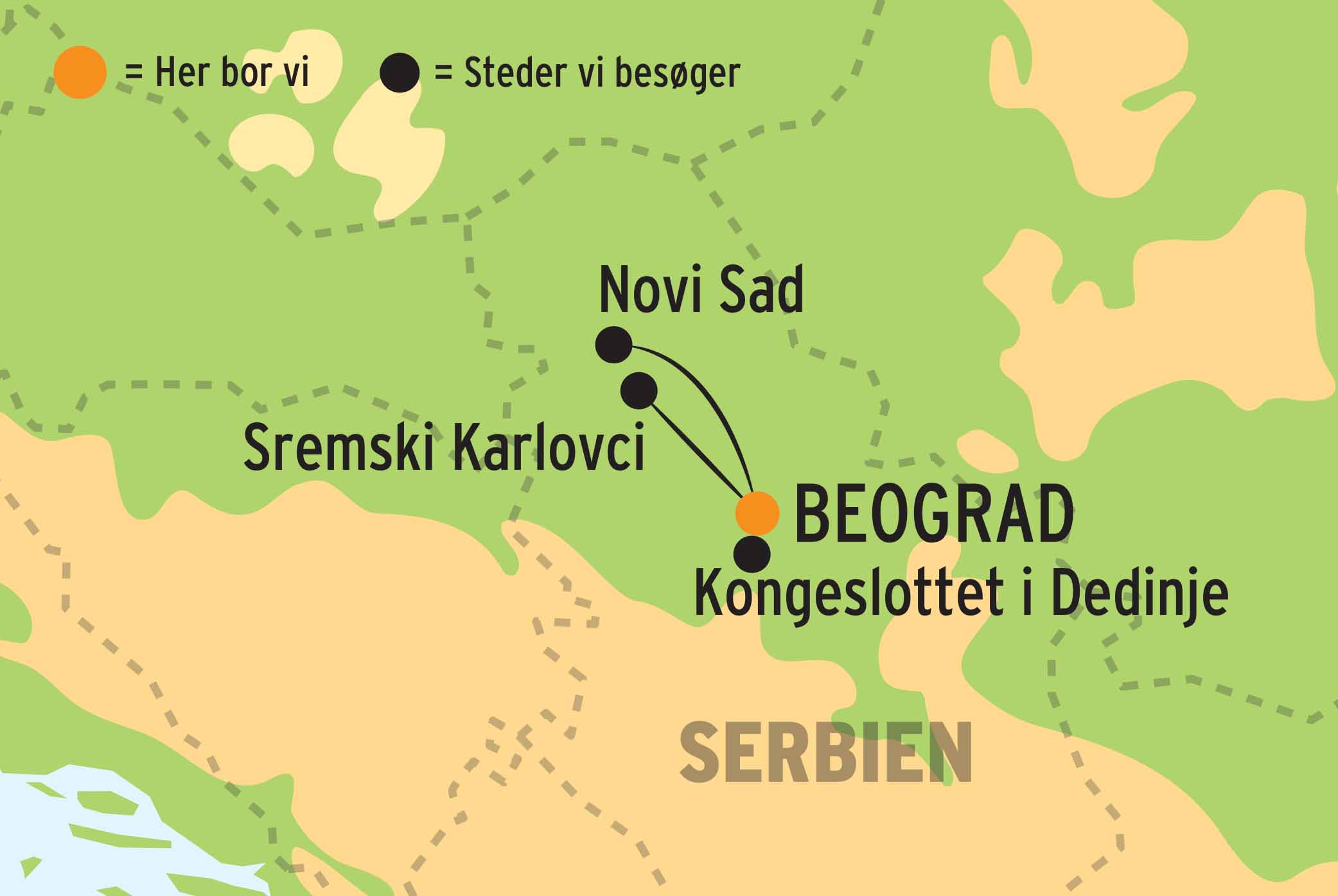 Kort Over Beograd Kulturrejse til Beograd l Kulturrejser Europa Kort Over Beograd