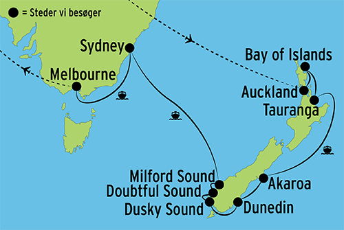 Kort Af Australien Og New Z Fra Kaarsten Mostphotos