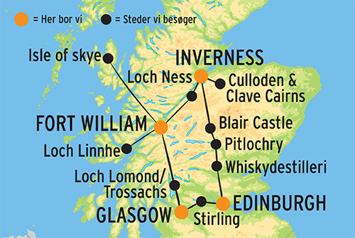 Kort Over Skotland Kort Over Skotland Loch Ness | stoffeerderijrozendal Kort Over Skotland