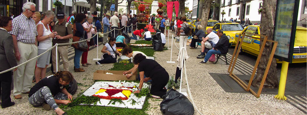 Blomsterfestivalen p Madeira, Portugal