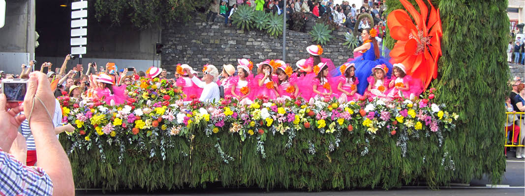 Blomsterfestivalen p Madeira, Portugal