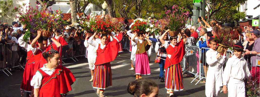 Blomsterfestivalen på Madeira, Portugal