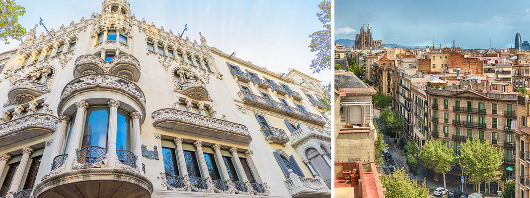 Eixample, Barcelona, Spanien