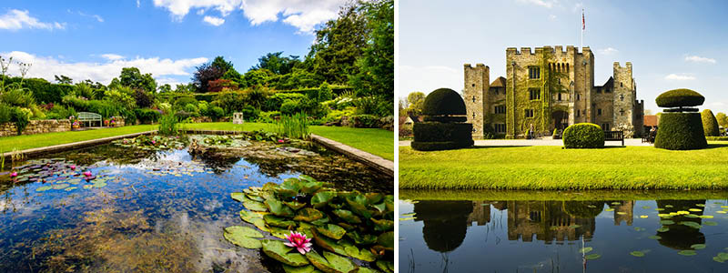 Oplev og se Hever Castle i grevskabet i Kent