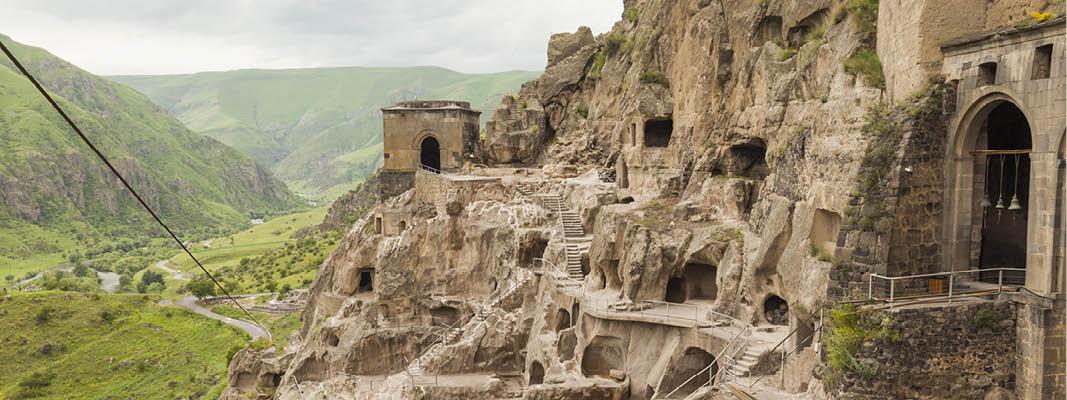 Vardzia i Georgien