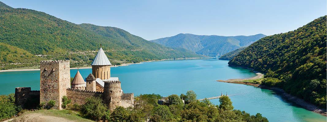 Ananuri i Georgien