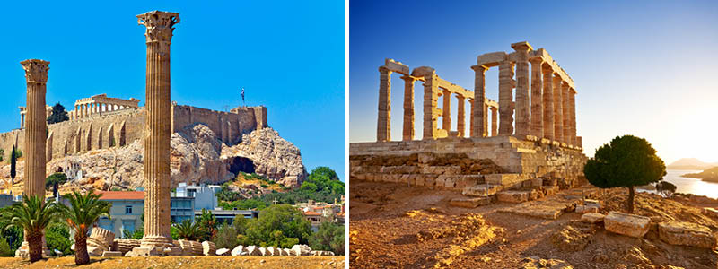 Athen - Akropolis og Kap Sounio