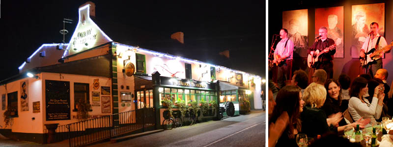 Irsk aften på Marry Ploughboy Pub Irland