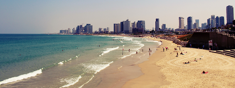 Strandliv i Tel Aviv
