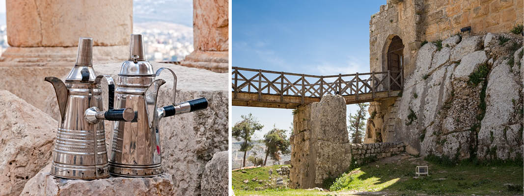 Middelalderborgen i Ajloun, Jordan