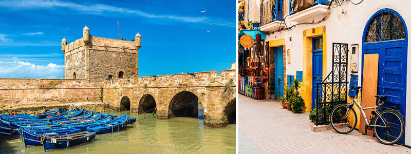 Fæstningen La Scala i havnebyen Essaouira