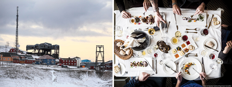 Besg et kulmine omrde og nyd en lkker middag p restaurant Nansen