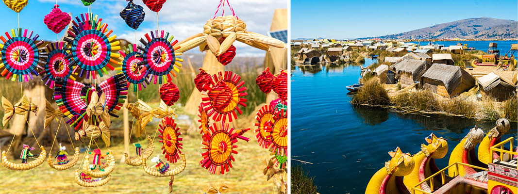 Titicacasøen og Uros-øerne, Peru