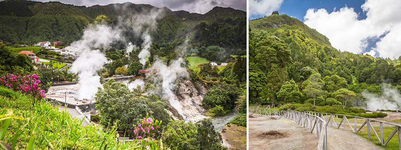 Oplev de varme kilder i Furnas