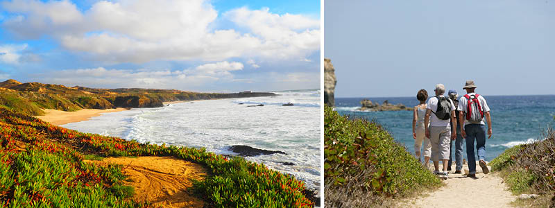 Scenisk udsigt ved Vicentina-kysten, Portugal