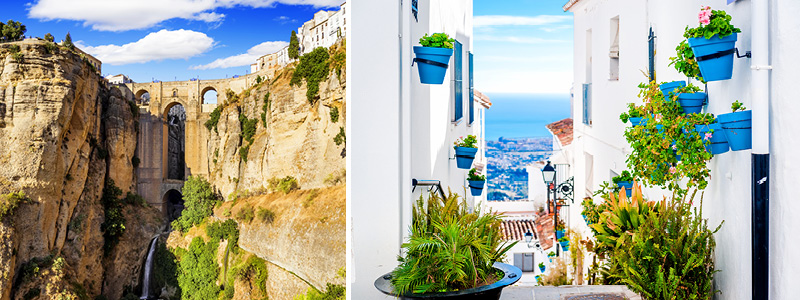 Ronda og Mijas i Andalusien, Spanien