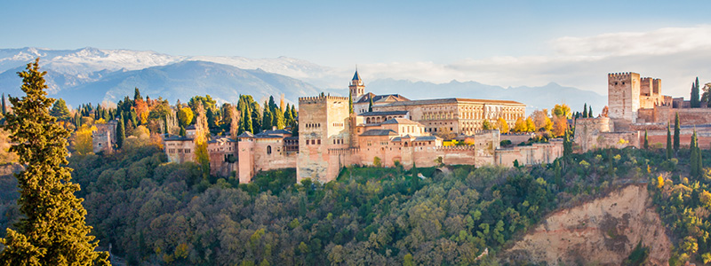 Alhambra i Granada, Spanien