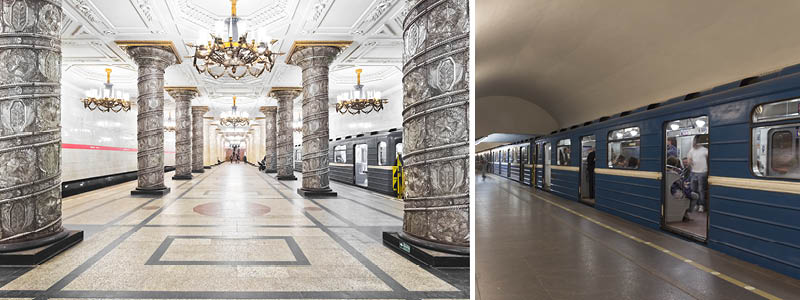 Metro-station i Skt. Petersborg