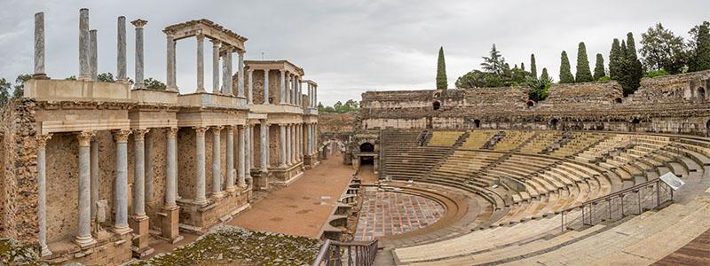 Romersk teater i Mérida i Spanien
