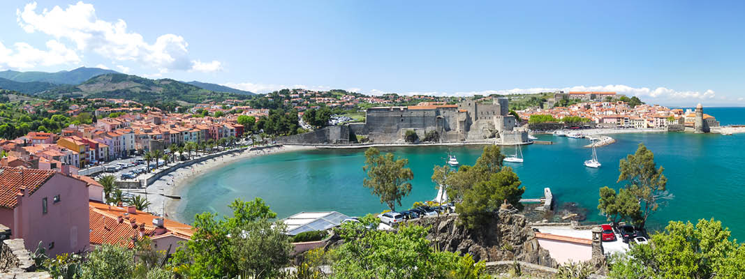 Collioure ikke langt fra Perpignan, Frankrig