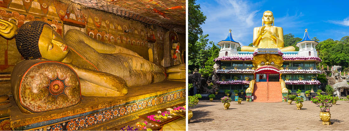 Tempelgrotterne i Dambulla
