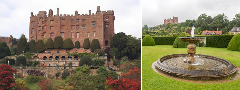 Udforsk de smukke haver tilhørende Powis Castle