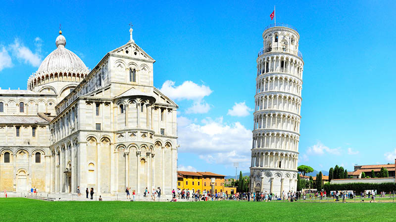 Det sk�ve t�rn i Pisa