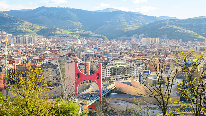 Det specielle Guggenheim-museum i Bilbao