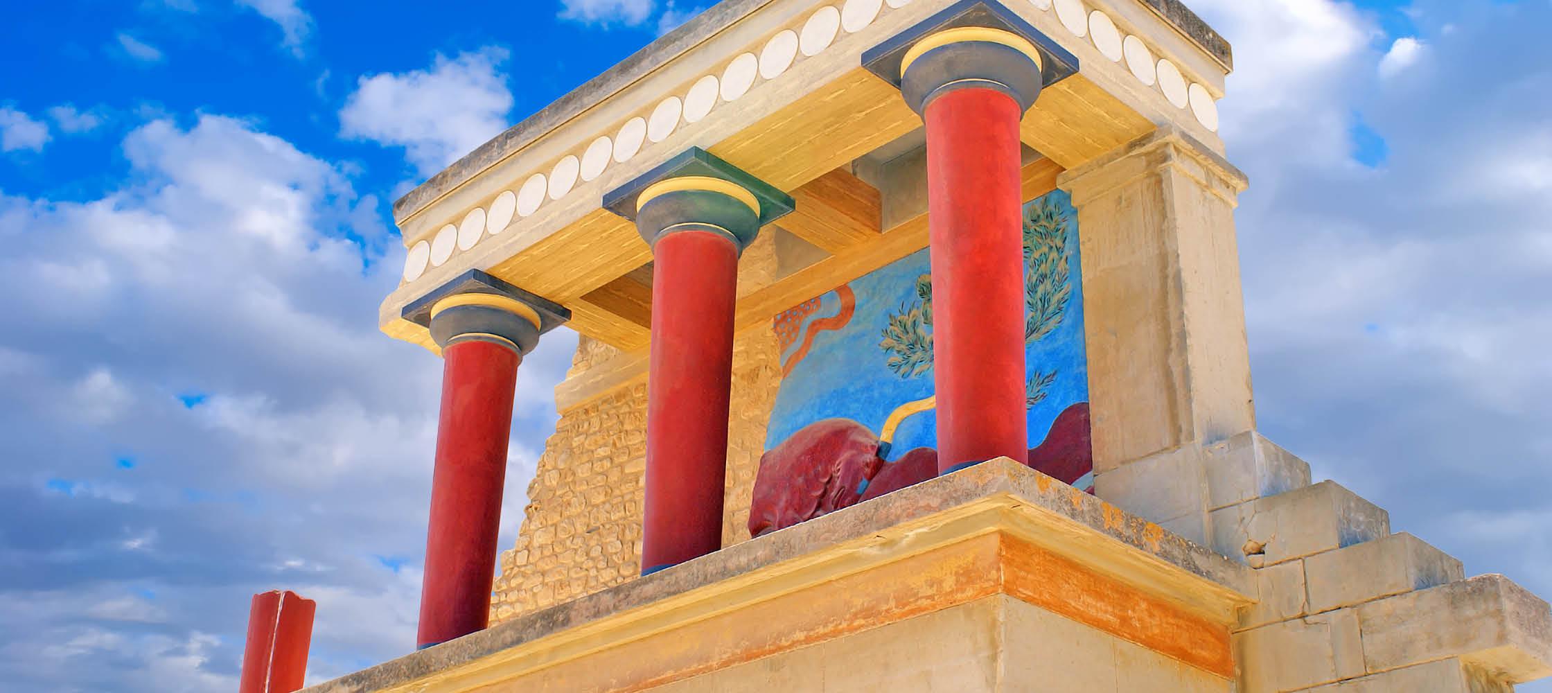 Knossos Palace i Chania på Kreta