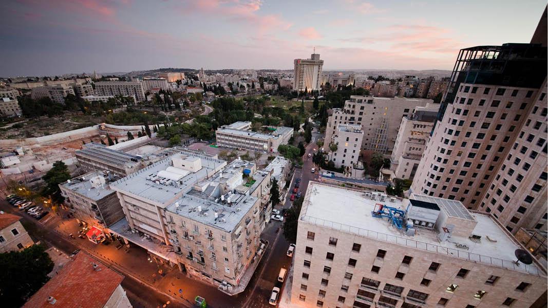 Udsigt fra Jerusalem towers Hotel