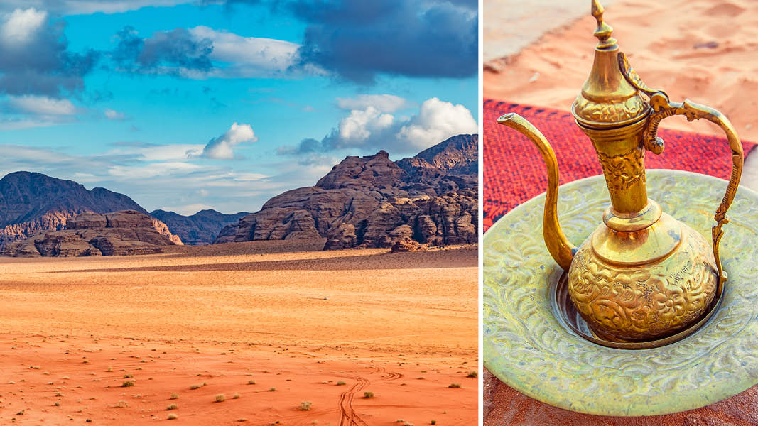 Wadi Rum rkenen i Jordan