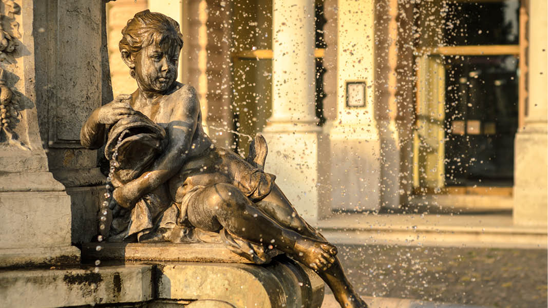 Bronzestatue i Bratislava