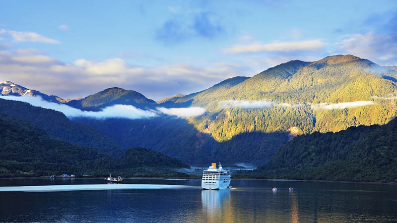 Krydstogt p fjordene i Chile