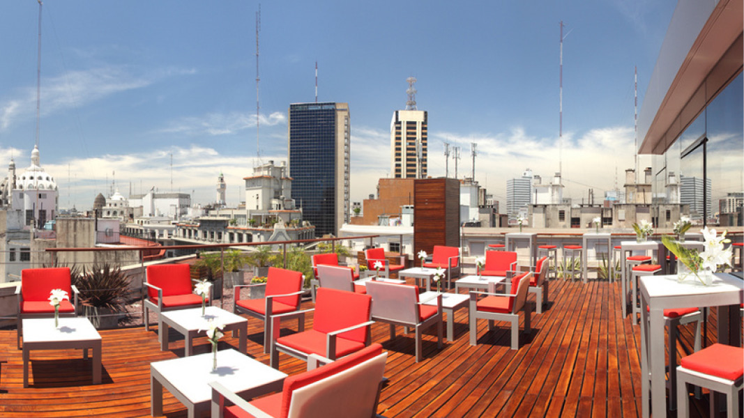 Udsigt til byen fra Hotel 725 Continental, Buenos Aires