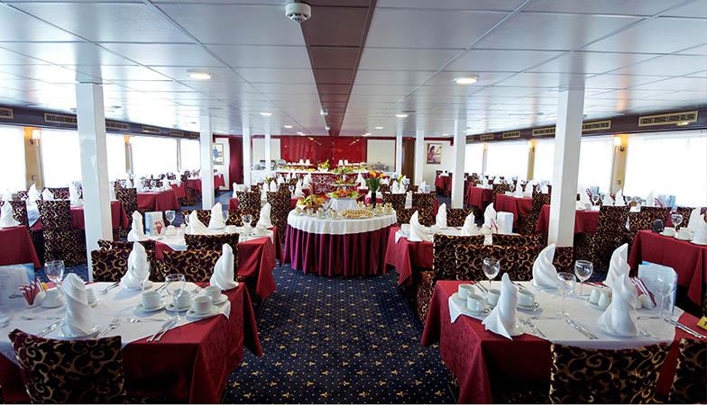 Buffet p MS Fidelio, Donau