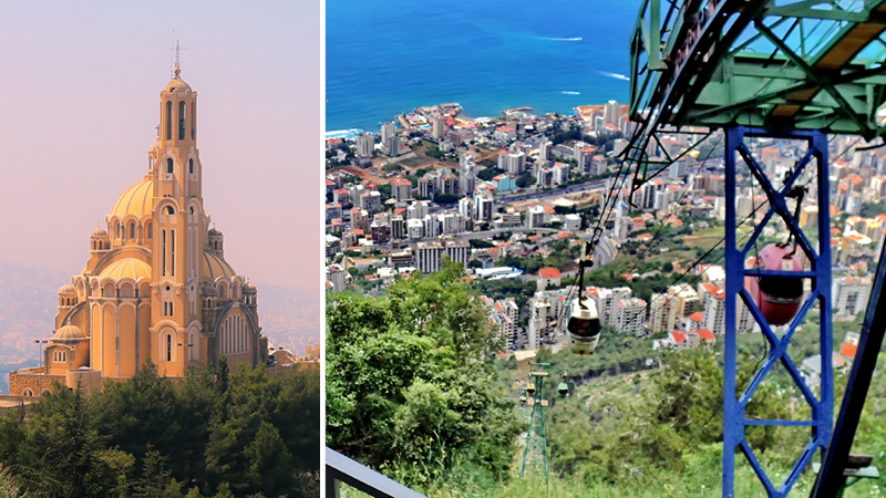 Den grsk katolske basilica i Harissa