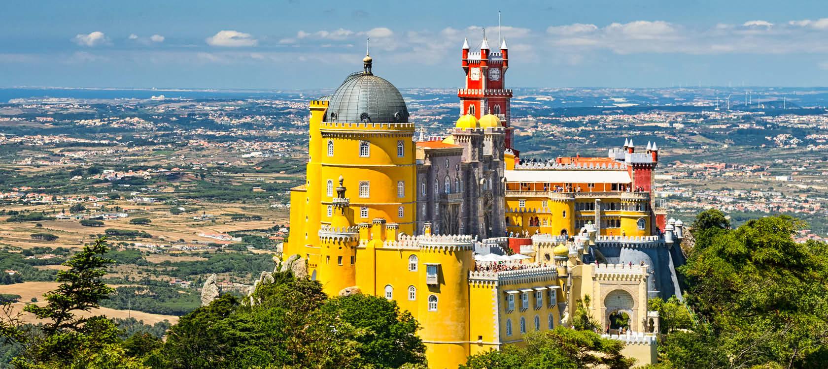 Eventyrslottet Sintra i Portugal