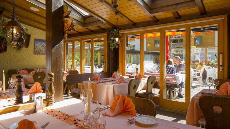 Restauranten p Hotel Tascherhof