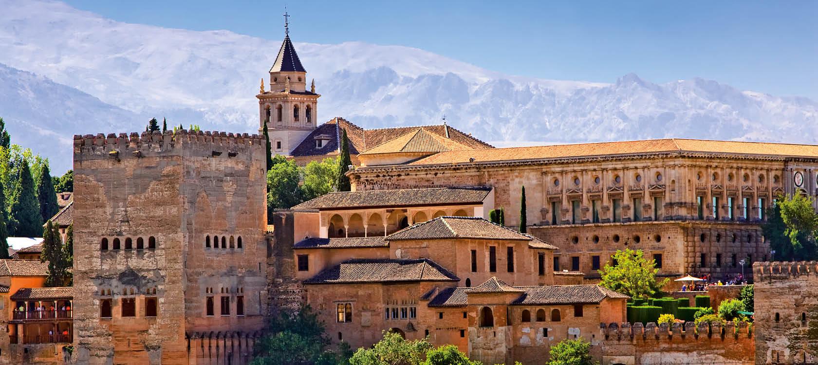 Alhambra i Andalusien, Spanien